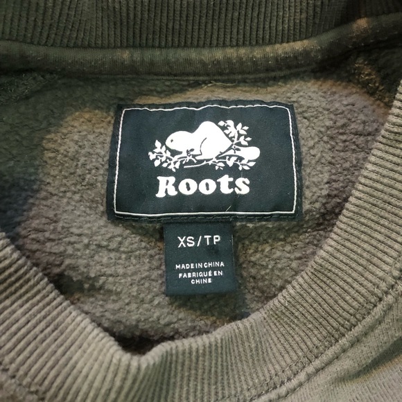 Sage green Roots sweater - Picture 2 of 3